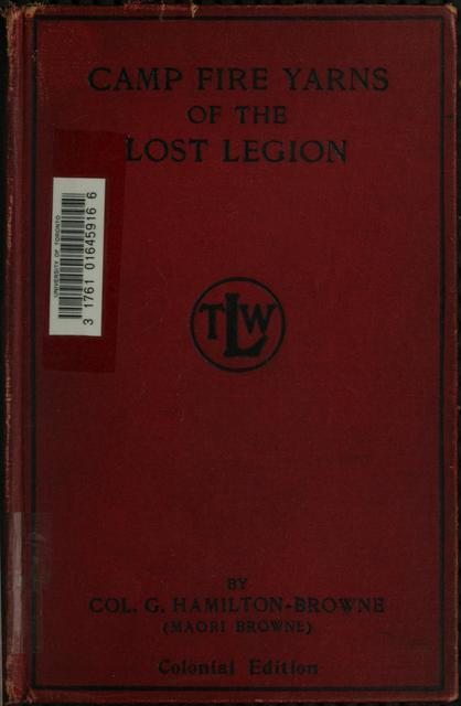 Camp Fire Yarns of the Lost Legion cover