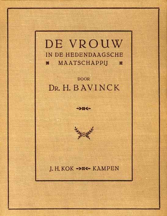 De vrouw in de hedendaagsche maatschappij cover