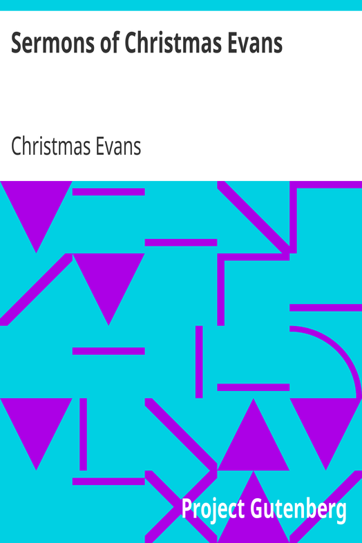 Sermons of Christmas Evans cover
