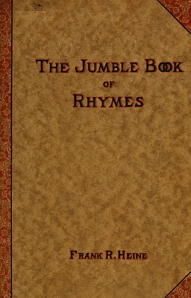 The Jumble Book of Rhymes / Recited by the Jumbler cover