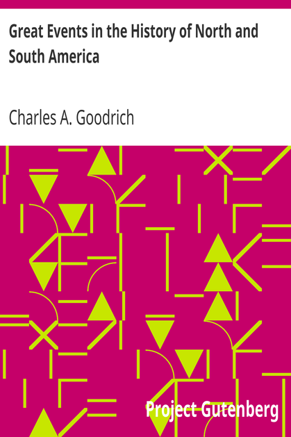 Great Events in the History of North and South America cover