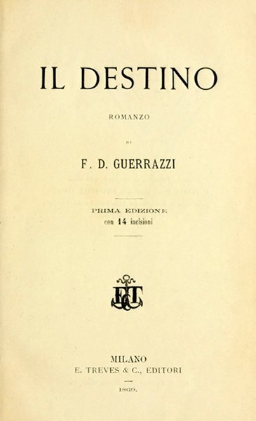 Il destino: romanzo cover