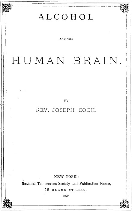 Alcohol and the Human Brain cover