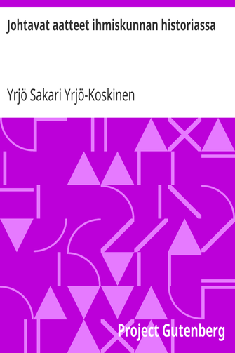 Johtavat aatteet ihmiskunnan historiassa cover