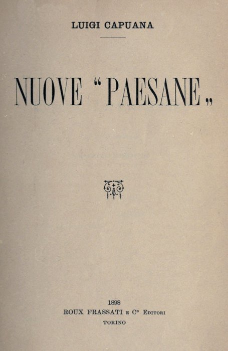 Nuove "Paesane" cover