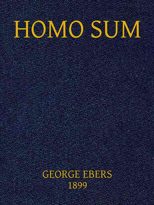 Homo sum: Roman cover