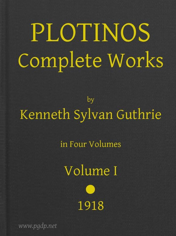Plotinos: Complete Works, v. 1 / In Chronological Order, Grouped in Four Periods cover