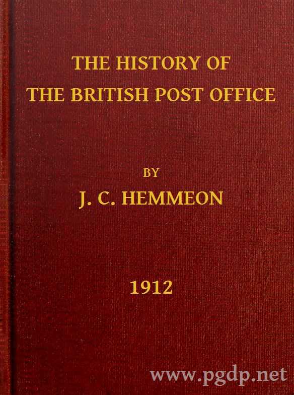 The History of the British Post Office cover