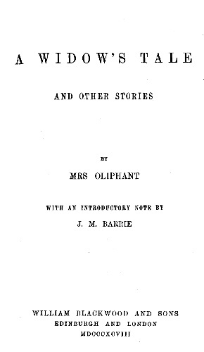 A Widow's Tale, and Other Stories cover