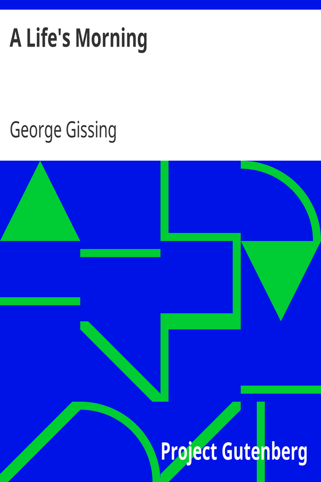 A Life's Morning cover