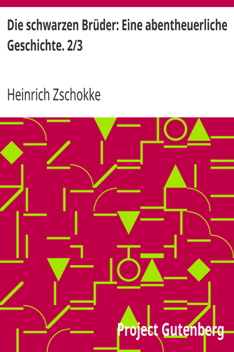 Die schwarzen Brüder: Eine abentheuerliche Geschichte. 2/3 cover