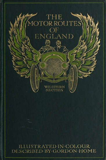 The Motor Routes of England: Western Section cover