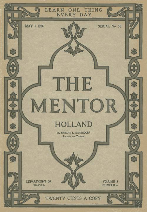 The Mentor: Holland, v. 2, Num. 6, Serial No. 58 / May 1, 1914 cover