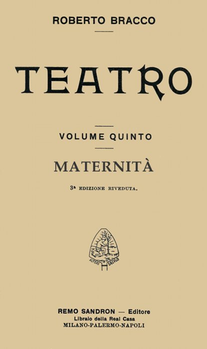 Maternità: Dramma in quattro atti cover