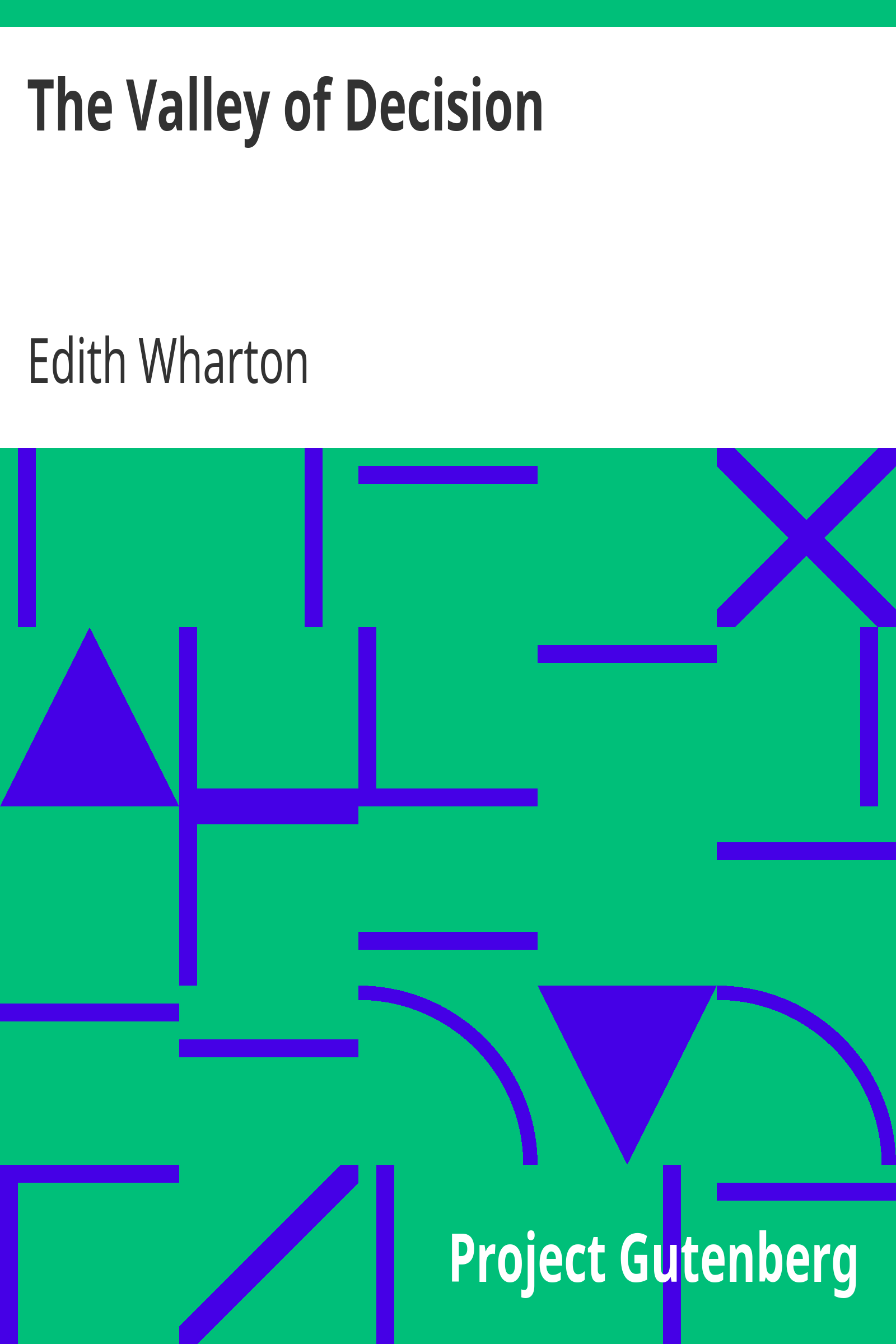 The Valley of Decision cover
