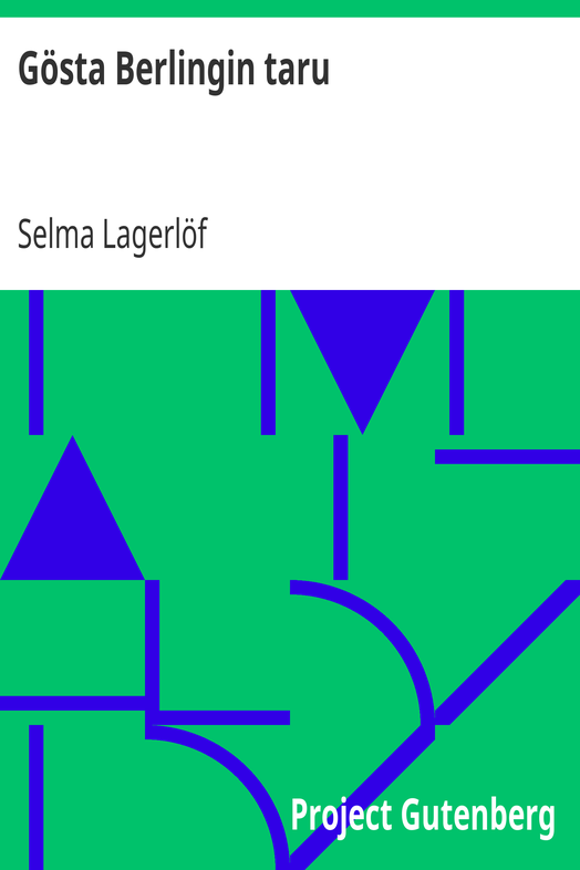 Gösta Berlingin taru cover
