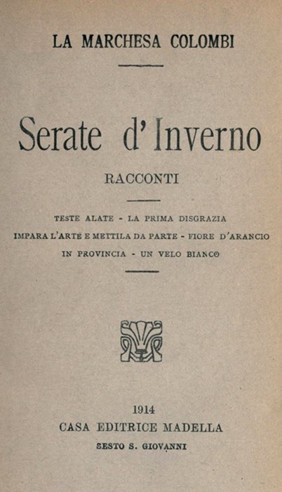 Serate d'inverno cover