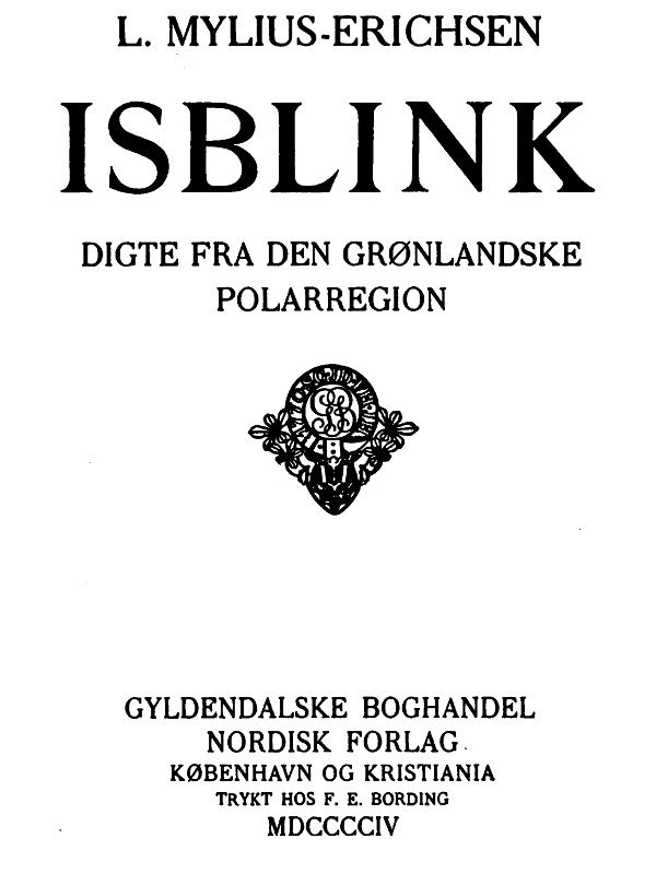 Isblink: Digte fra den grønlandske Polarregion cover