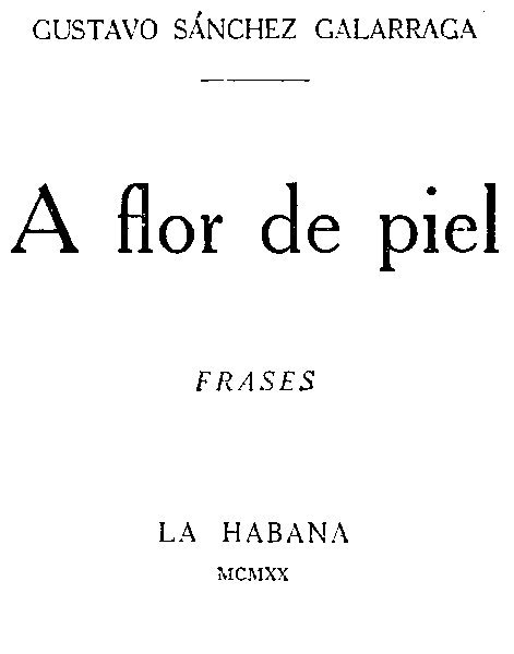 A Flor De Piel: Frases cover