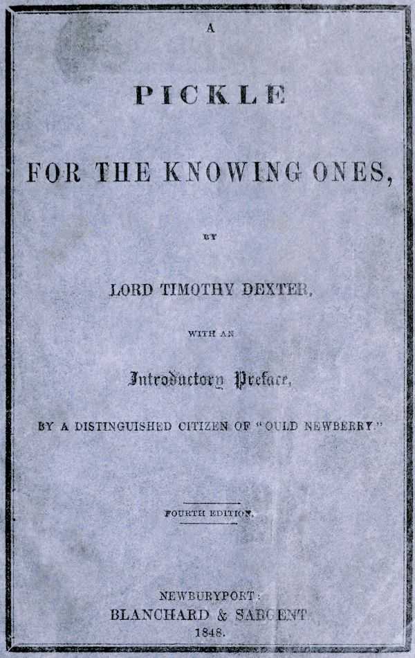 A Pickle for the Knowing Ones cover