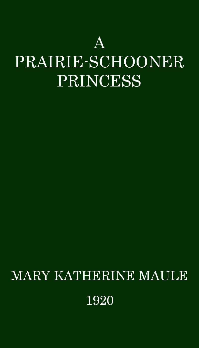 A Prairie-Schooner Princess cover