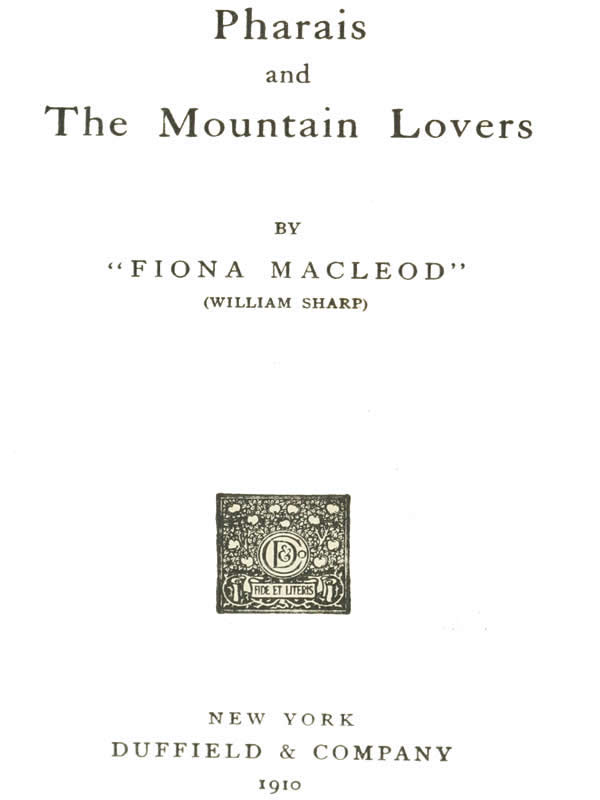 Pharais; and, The Mountain Lovers cover