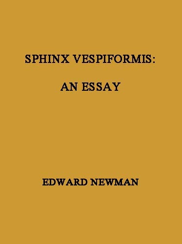 Sphinx Vespiformis: An Essay cover