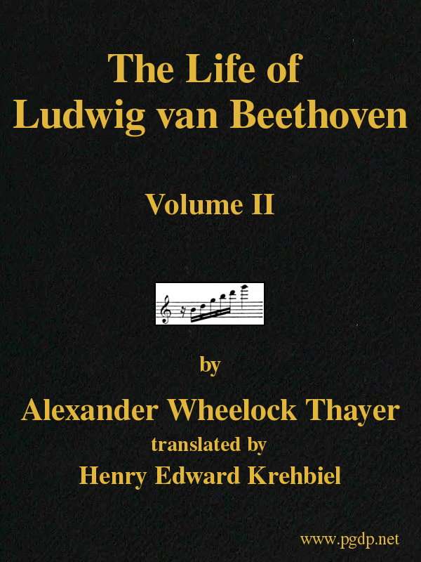 The Life of Ludwig van Beethoven, Volume II cover