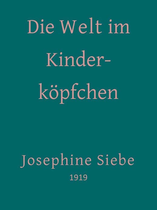 Die Welt im Kinderköpfchen cover