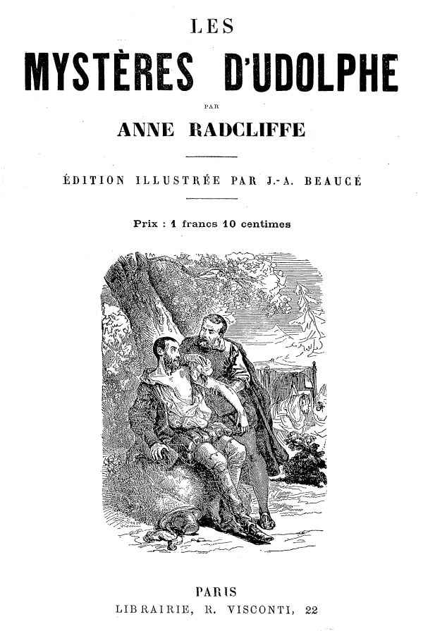 Les mystères d'Udolphe cover