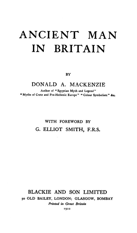 Ancient Man in Britain cover
