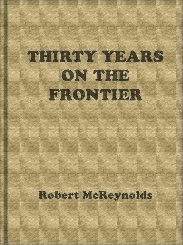 Thirty Years on the Frontier cover