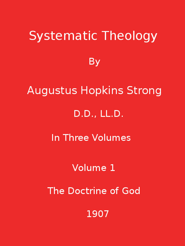 Systematic Theology (Volume 1 of 3) cover