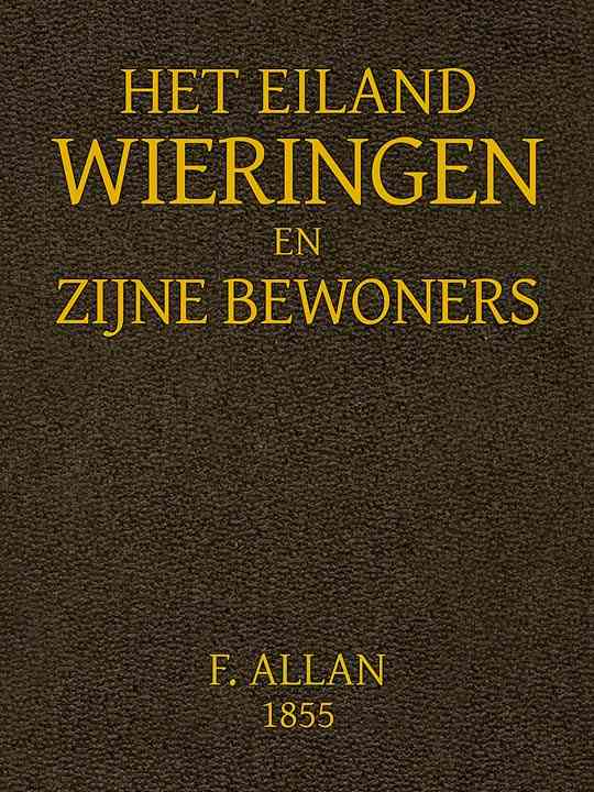 Het Eiland Wieringen en Zijne Bewoners cover