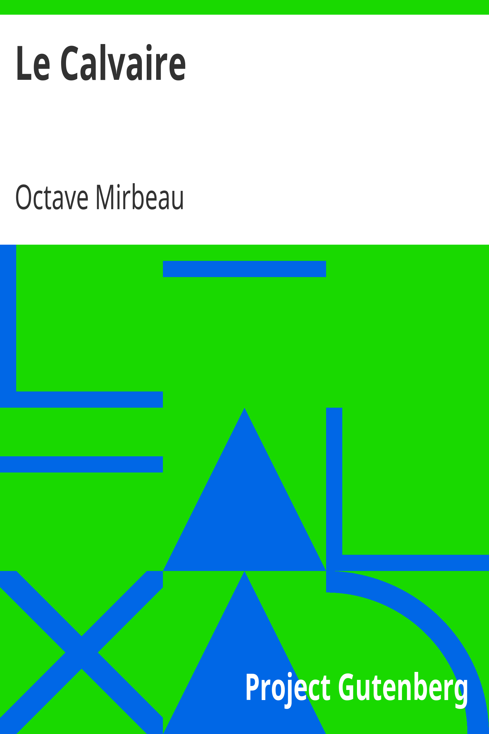 Le Calvaire cover