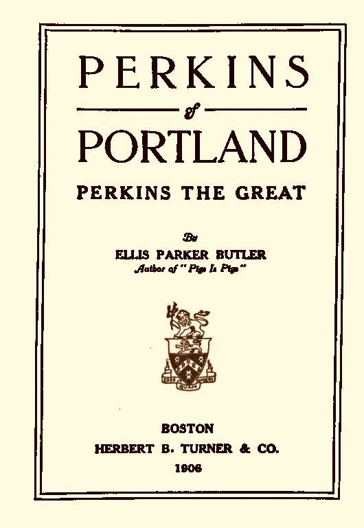 Perkins of Portland: Perkins The Great cover