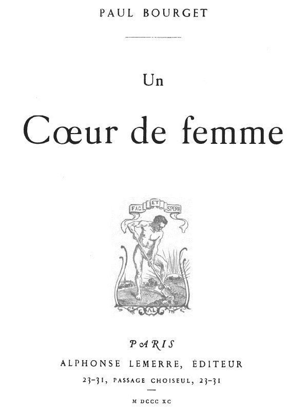 Un Coeur de femme cover