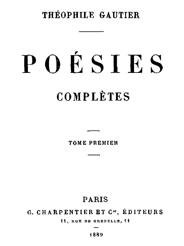 Poésies Complètes - Tome 1 cover