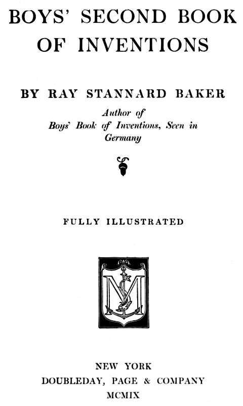 Boys' second book of inventions cover