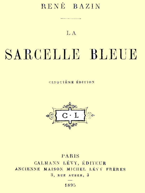 La Sarcelle Bleue cover