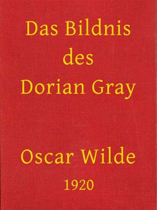 Das Bildnis des Dorian Gray cover