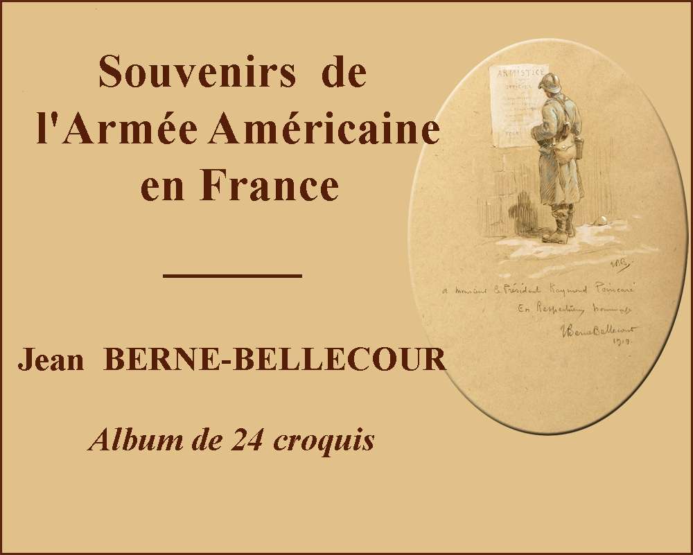 Souvenirs de l'armée américaine en France / Souvenir of the American Army in France cover