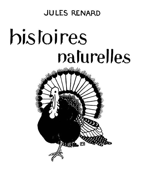 Histoires naturelles cover