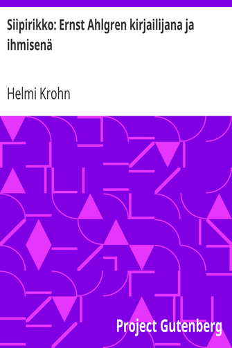 Siipirikko: Ernst Ahlgren kirjailijana ja ihmisenä cover