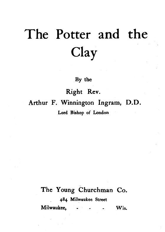 The Potter and the Clay cover