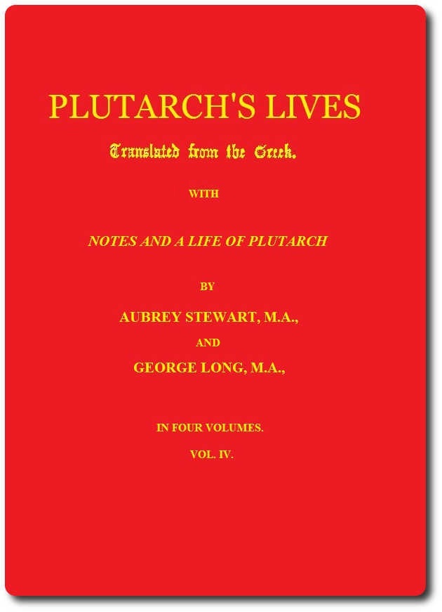 Plutarch's Lives, Volume 4 (of 4) cover