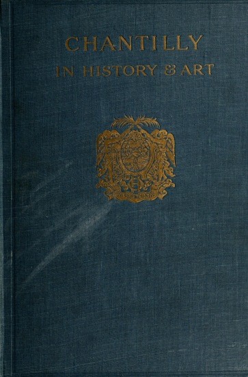 Chantilly in History and Art cover
