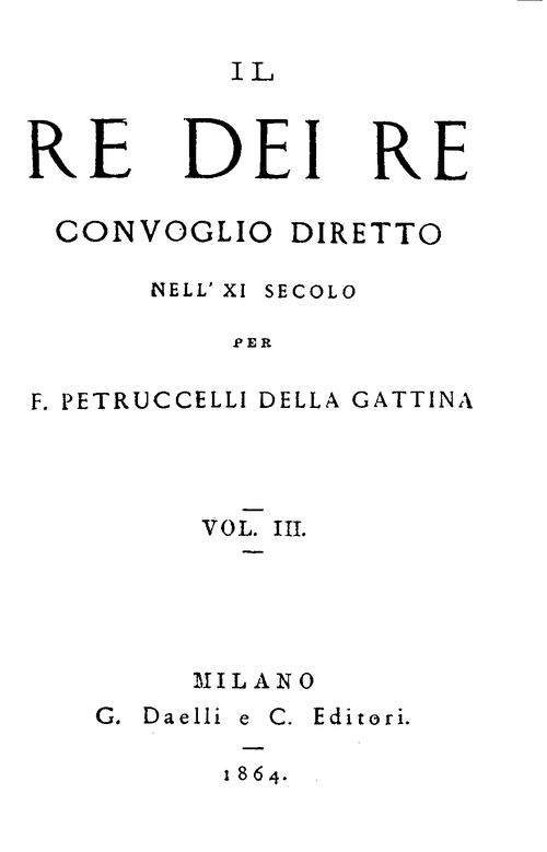 Il re dei re, vol. 3 / Convoglio diretto nell'XI secolo cover