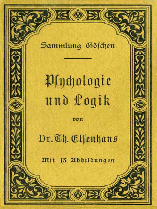 Psychologie und Logik: zur Einführung in die Philosophie cover