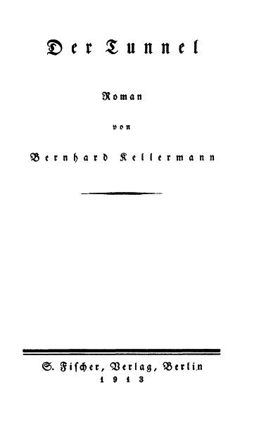 Der Tunnel: Roman cover
